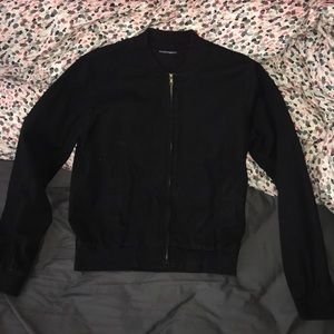 Black Brandy Melville Bomber Jacket